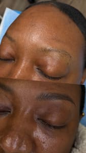 Eyebrow Tattoo result by Zbrows studio in San Jose, CA