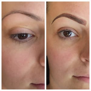 Eyebrow Tattoo result by Zeb's Beauty Studio in Omaha, NE
