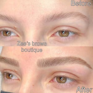 Eyebrow Tattoo result by Zee’s Boutique in Peoria, AZ