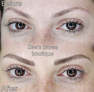 Eyebrow Tattoo result by Zee’s Boutique in Peoria, AZ