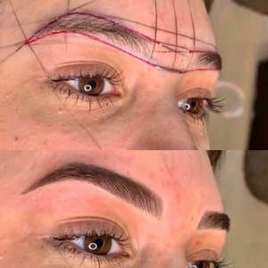 Eyebrow Tattoo result by Zen Aura Beauty House in Vernon, CT