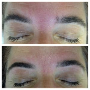 Eyebrow Tattoo result by Zen Blossom Organic Skincare in Sarasota, FL