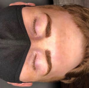 Eyebrow Tattoo result by Zephyr Ink Co. in San Diego, CA