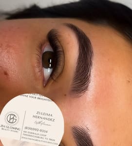 Eyebrow Tattoo result by ZH Glowing Beauty Studio in Fredericksburg, TX