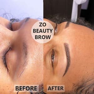 Eyebrow Tattoo result by ZO Beauty Brow, LLC - eyebrow, microblading, ombre brows, permanent cosmetics, PMU, permanent eyeliner, CLICK WEBSITE TO BOOK in Glen Allen, VA