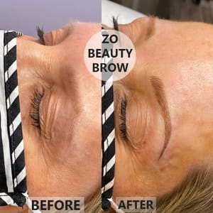 Eyebrow Tattoo result by ZO Beauty Brow, LLC - eyebrow, microblading, ombre brows, permanent cosmetics, PMU, permanent eyeliner, CLICK WEBSITE TO BOOK in Glen Allen, VA
