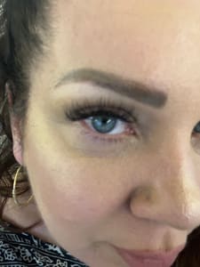 Eyebrow Tattoo result by Zola's Beauty Lounge in Leesburg, VA