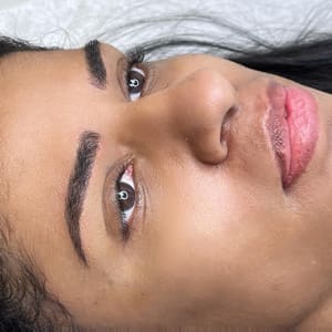 Eyebrow Tattoo result by Zuheyl Gonzalez Studio in Kissimmee, FL