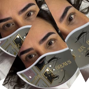 Eyebrow Tattoo result by Zule Lux Brows LLC in West Allis, WI