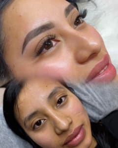 Eyebrow Tattoo result by Zule Lux Brows LLC in West Allis, WI