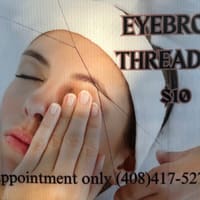 Eyebrows threading by raman - permanent makeup work