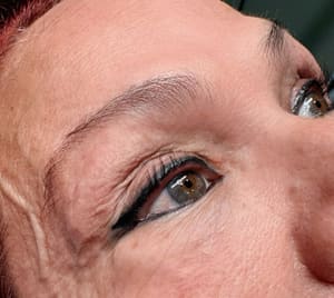 Eyeliner Tattoo result by 12 oz Studios Tattoos, Piercing, and Permanent Cosmetics Deptford in Woodbury, NJ