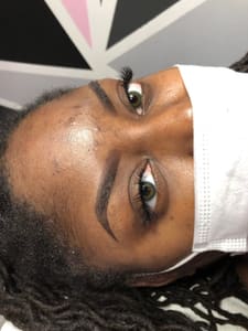 Eyeliner Tattoo result by 3D BROWS & LASHES - Permanent Makeup & Lash Extension Studio in Largo, FL