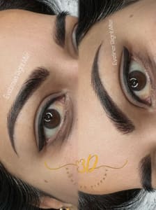 Eyeliner Tattoo result by 3D Brows Microblading Studio in Fairfax, VA