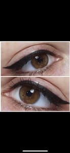 Eyeliner Tattoo result by 3D Feather Brows by Nicole in Rochester, NY