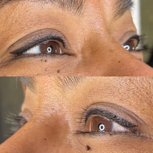 Eyeliner Tattoo result by 3DBrows (Tattoo & Body Piercing) in Indio, CA