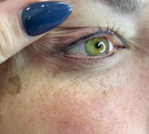 Eyeliner Tattoo result by A Plus Cosmetic Studio in Columbus, OH