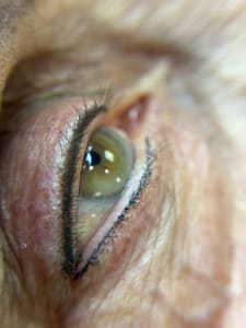 Eyeliner Tattoo result by A Plus Cosmetic Studio in Columbus, OH