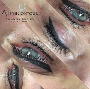 Eyeliner Tattoo result by AB Artistries in Warren, OH