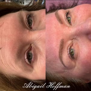 Eyeliner Tattoo result by Abigail Hoffman Permanent Makeup in Highland, IL