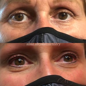 Eyeliner Tattoo result by Abzolute Artistry Microblading/Permanent Makeup in Novi, MI