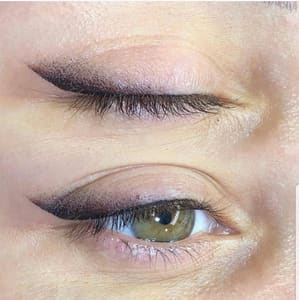 Eyeliner Tattoo result by Adriana's Permanent Makeup in Wilmington, MA