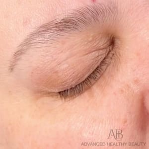 Eyeliner Tattoo result by Advanced Healthy Beauty in Friendswood, TX