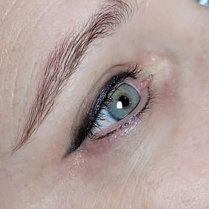 Eyeliner Tattoo result by Advanced Ink Academy LLC in Caldwell, ID