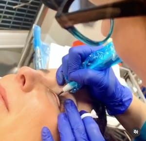 Eyeliner Tattoo result by Advanced Medical Tattooing in Clear Lake, IA