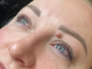 Eyeliner Tattoo result by Aesthetics with Cassie in Layton, UT