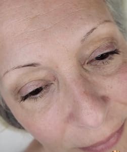 Eyeliner Tattoo result by Agnes Knows Brows in Naperville, IL