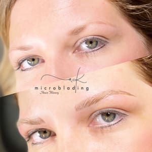 Eyeliner Tattoo result by AK Microblading LLC in Midland, MI