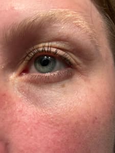 Eyeliner Tattoo result by Al Beauty Bar Permanent makeup and Cosmetic tattooing in Lutherville, MD