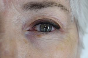 Eyeliner Tattoo result by Alba's Permanent Cosmetic Artistry in Midland, TX