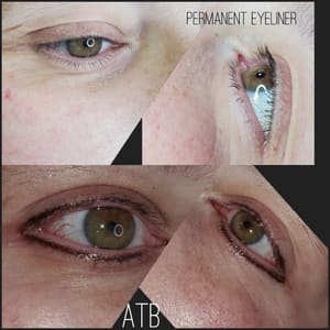 Eyeliner Tattoo result by All Things Beautiful, LLC in Ashland, KY