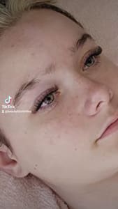 Eyeliner Tattoo result by Alluring Bombshell salon in Woodland Hills, CA