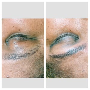 Eyeliner Tattoo result by Amla Esthetics in Long Beach, CA