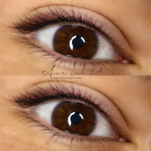 Eyeliner Tattoo result by Ana Ink LA in Glendale, CA