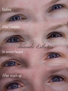Eyeliner Tattoo result by Ananda Esthetics in Littleton, CO