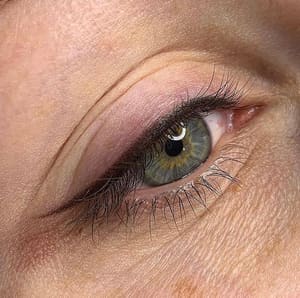 Eyeliner Tattoo result by Angels Lashes and Microblading in Mckinney, TX