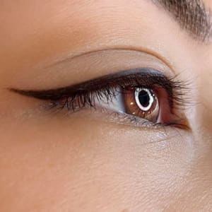 Eyeliner Tattoo result by Anna Kara's Permanent Makeup Studio in San Diego, CA