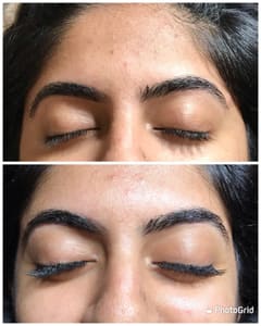Eyeliner Tattoo result by Annie’s Threading & Spa in Ocala, FL