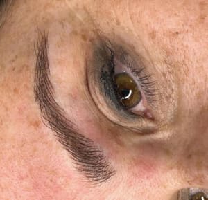 Eyeliner Tattoo result by Antrim Cosmetic Tattooing in Ludlow, MA