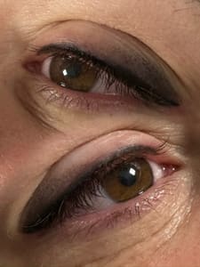 Eyeliner Tattoo result by aRay Stone & Beauty in Richfield, WI