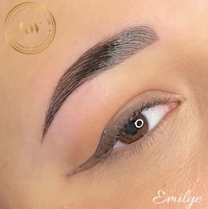 Eyeliner Tattoo result by Arch & Alchemy Beauty Studio in Alexandria, LA