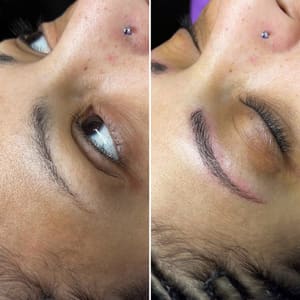 Eyeliner Tattoo result by Arch and Blade Brow Studio in Everett, WA