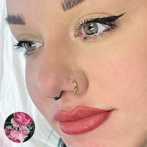 Eyeliner Tattoo result by Arch & Brow Studio in Carmel, IN