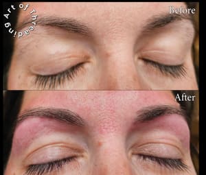 Eyeliner Tattoo result by Art of Threading in Frederick, MD