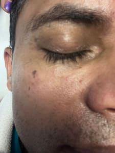 Eyeliner Tattoo result by Art Threading & Spa in Herndon, VA