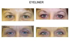 Eyeliner Tattoo result by Artisan Permanent Cosmetics & Tattoo Removal Specialist in Cape Girardeau, MO